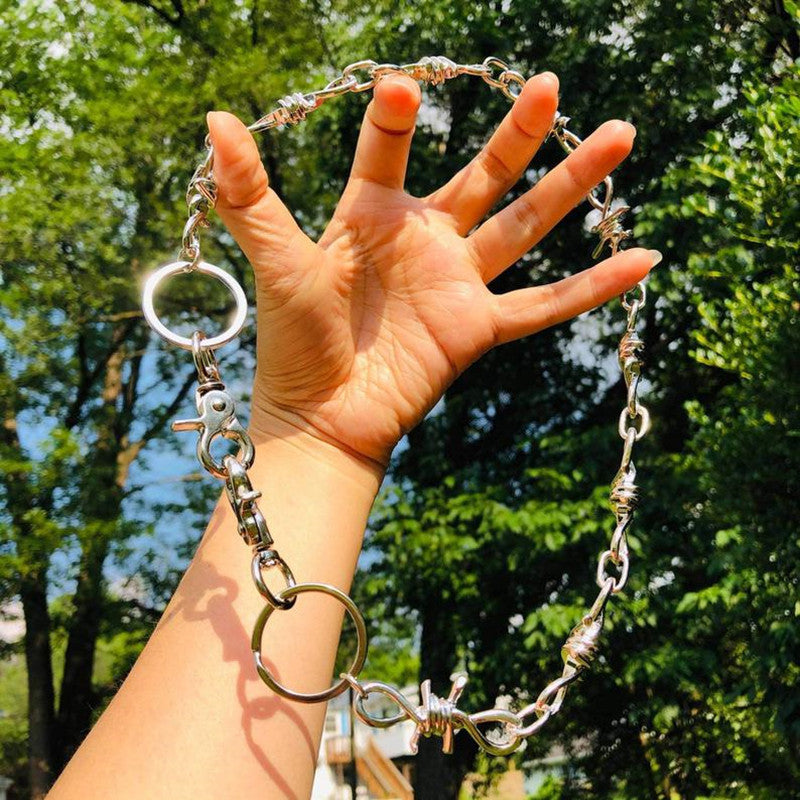 Thorns Iron Thorn Pants Chain Men And Women Cool Design Clavicle Necklace Bracelet