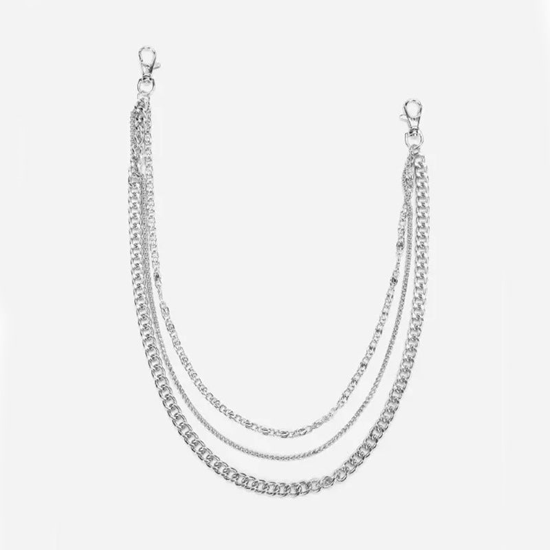 Punk style versatile personalized pants chain