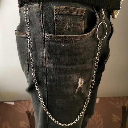 Men's And Women's Unisex Metal Pants Chain Little Punk Style All-match Personality Pants Chain