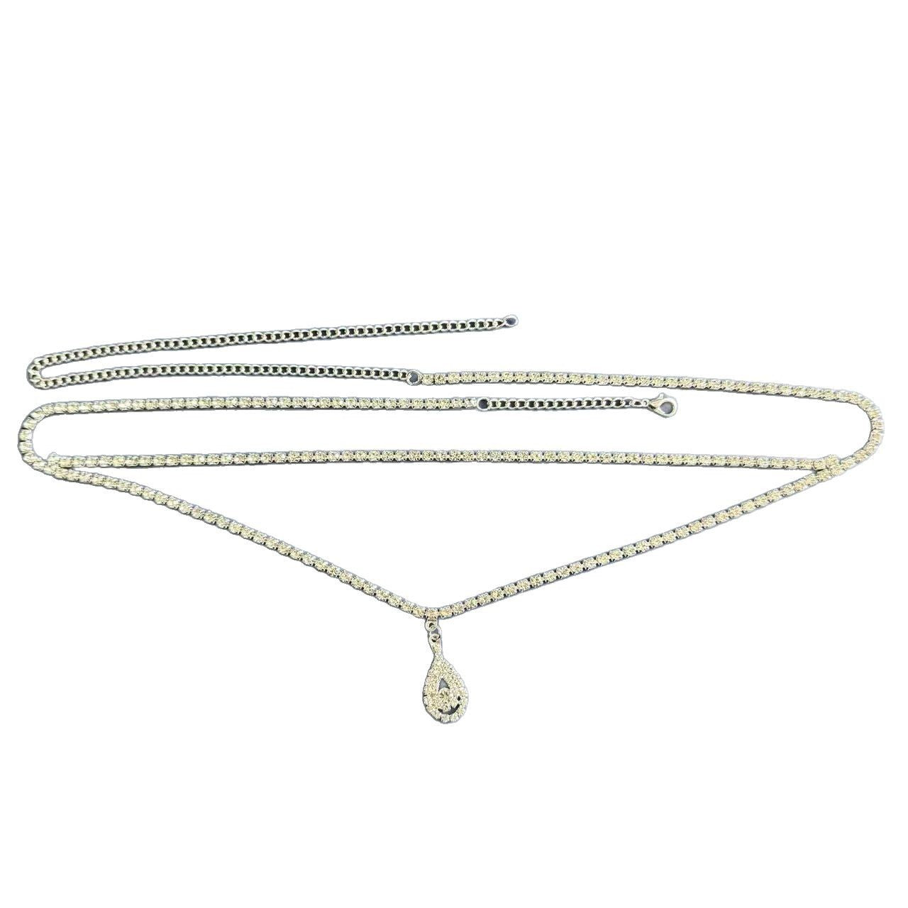 Simple Graceful Sexy Water Drop Waist Chain Ornament