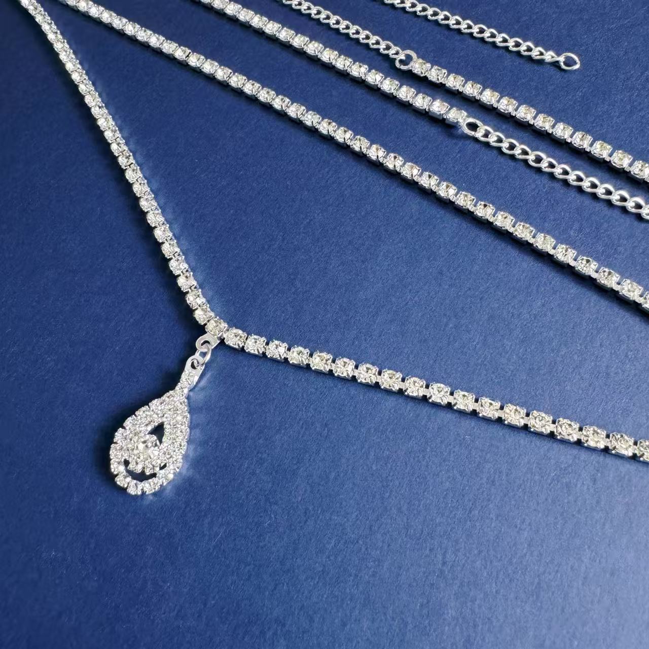 Simple Graceful Sexy Water Drop Waist Chain Ornament