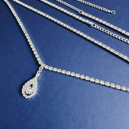 Simple Graceful Sexy Water Drop Waist Chain Ornament