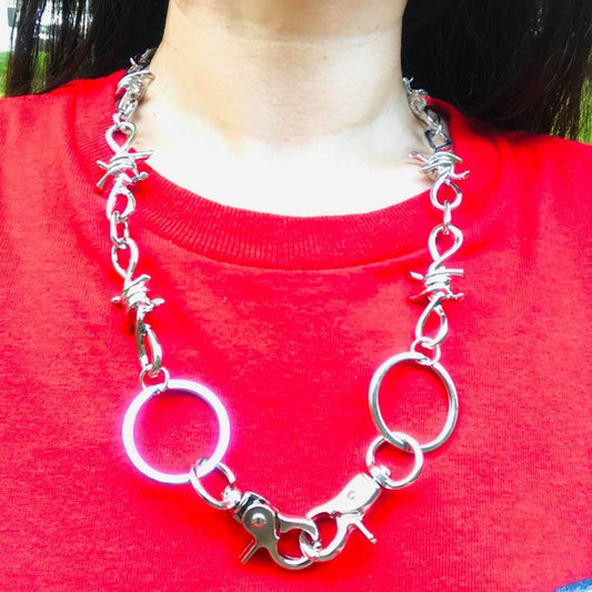 Thorns Iron Thorn Pants Chain Men And Women Cool Design Clavicle Necklace Bracelet