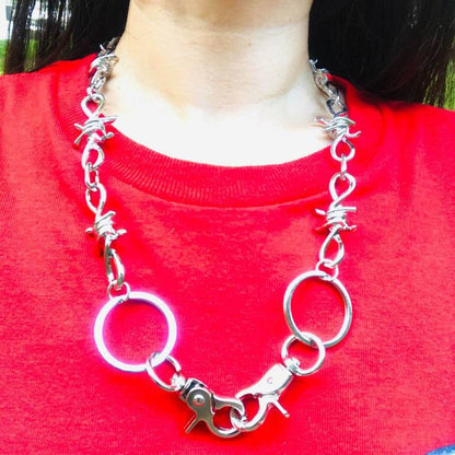 Thorns Iron Thorn Pants Chain Men And Women Cool Design Clavicle Necklace Bracelet