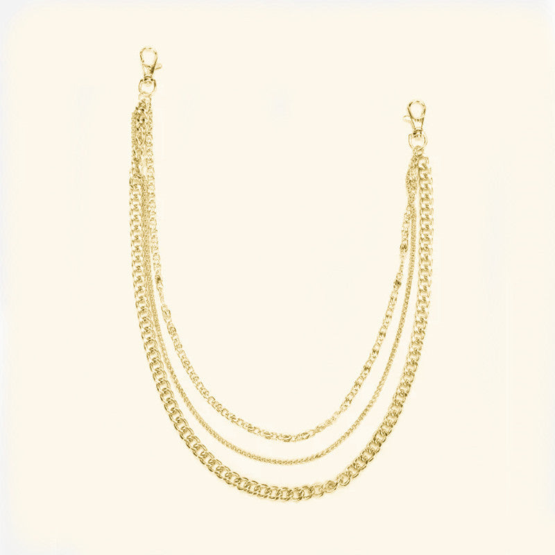 Punk style versatile personalized pants chain