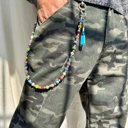 Diamond Studded Shiny Pants Chain Niche And Unique