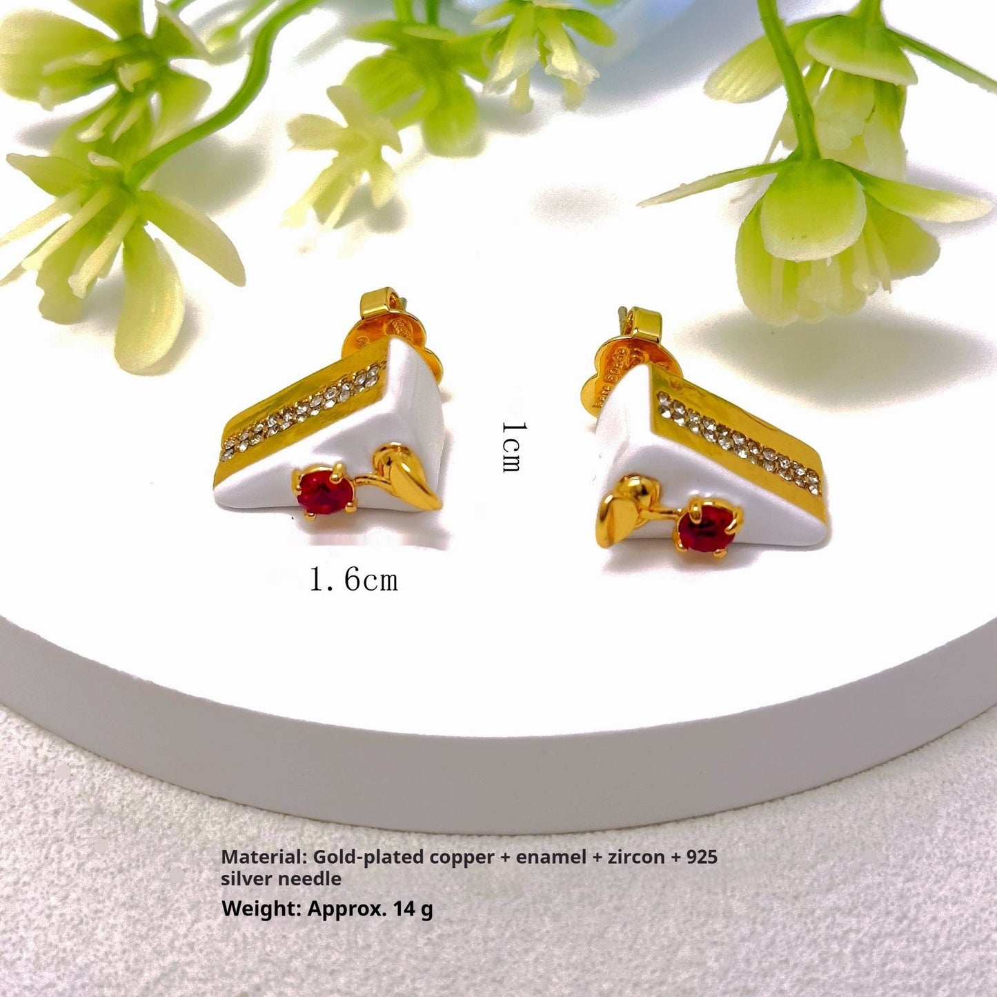 Light Luxury And Simplicity 925 Silver Stud Earrings Necklace Bracelet