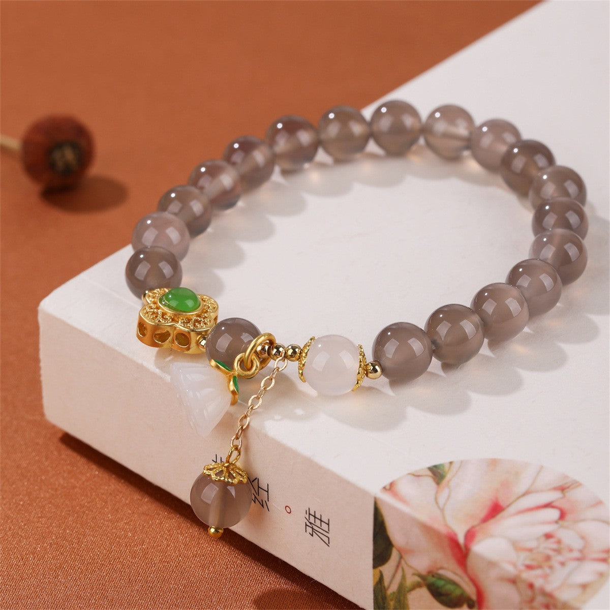 Natural Red Agate Bracelet Niche High Sense