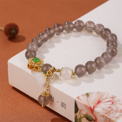 Natural Red Agate Bracelet Niche High Sense