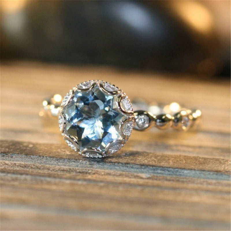 Fashion Female Zircon Personality Creative Ring