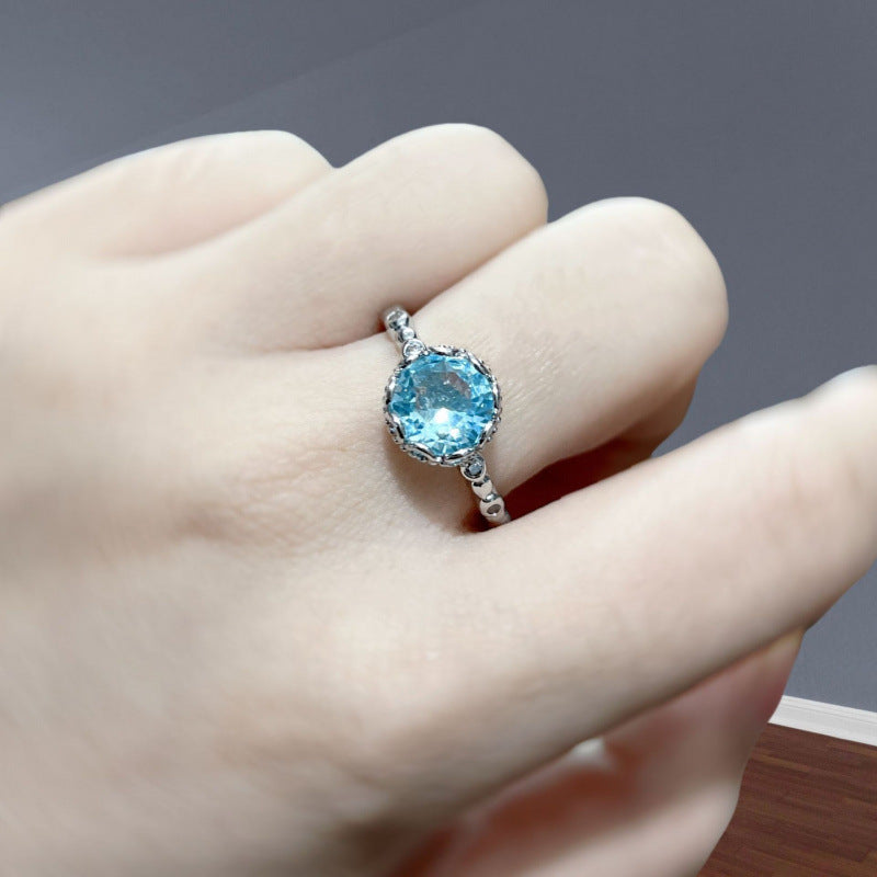Fashion Female Zircon Personality Creative Ring