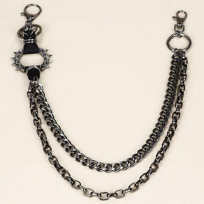 Retro Cool Metal Punk Rock Hip Hop Waist Wallet Chain