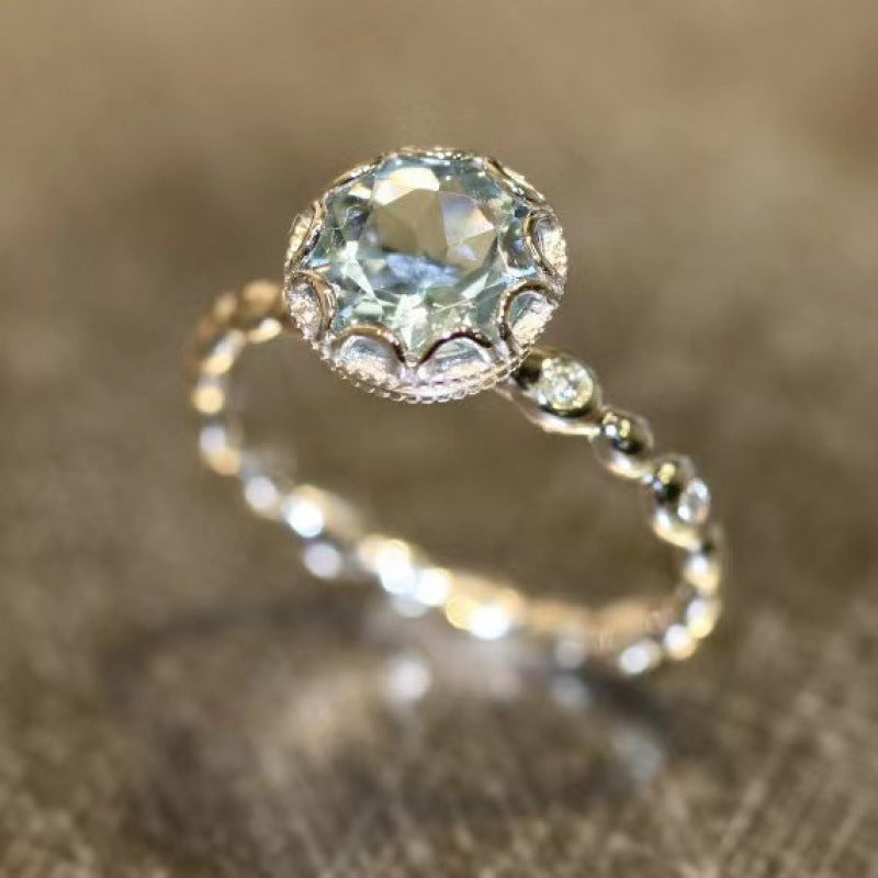 Fashion Female Zircon Personality Creative Ring
